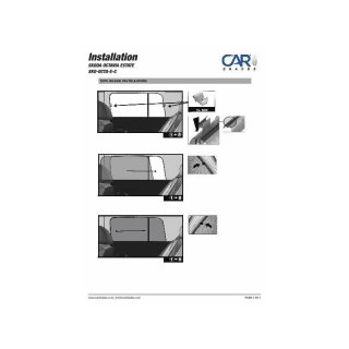 Für Skoda Octavia 5E Combi Wagon 2013-2020 Fenster Sonnenschirm
