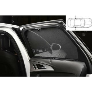 Sonnenschutz für Mercedes C-Klasse Kombi S205 BJ. 2014-21 Blenden hintere Türen , 2-teilig