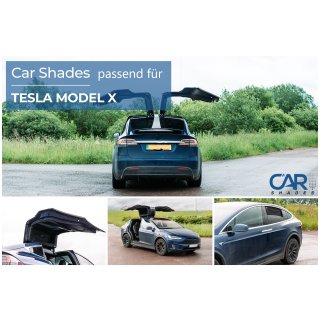 Car Shades for Tesla Model X 2016> Rear Set